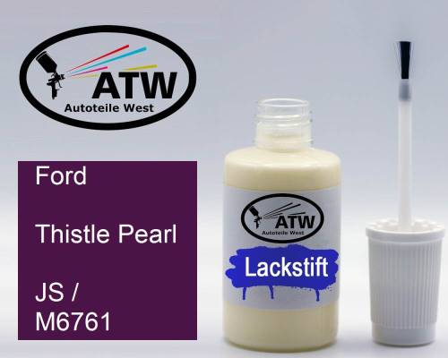 Ford, Thistle Pearl, JS / M6761: 20ml Lackstift, von ATW Autoteile West.